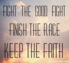 Fighting with faith!