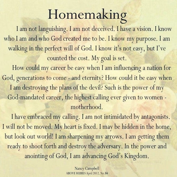 Homemaking